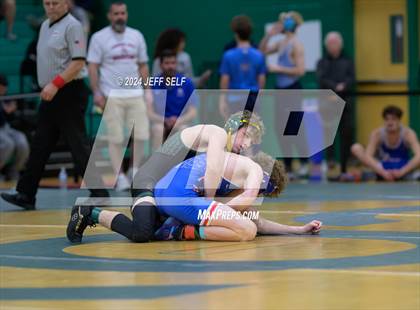 Thumbnail 1 in VHSL Region 5A Wrestling Consolation Finals photogallery.