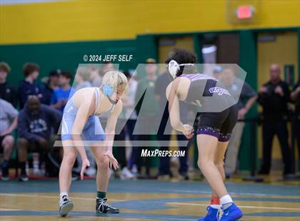 Thumbnail 2 in VHSL Region 5A Wrestling Consolation Finals photogallery.