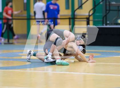 Thumbnail 2 in VHSL Region 5A Wrestling Consolation Finals photogallery.