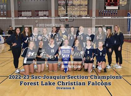 Thumbnail 1 in Sacramento Country Day vs. Forest Lake Christian (CIF SJS D6 Final) photogallery.