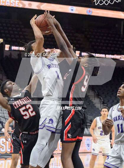 Thumbnail 1 in Churchill vs Warren (Spurs High School Showcase) photogallery.