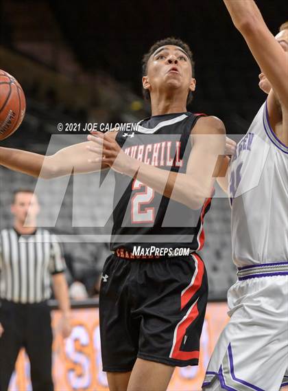 Thumbnail 2 in Churchill vs Warren (Spurs High School Showcase) photogallery.