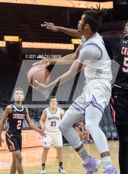 Thumbnail 1 in Churchill vs Warren (Spurs High School Showcase) photogallery.