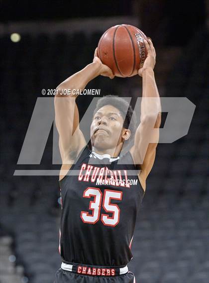 Thumbnail 3 in Churchill vs Warren (Spurs High School Showcase) photogallery.