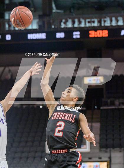 Thumbnail 1 in Churchill vs Warren (Spurs High School Showcase) photogallery.