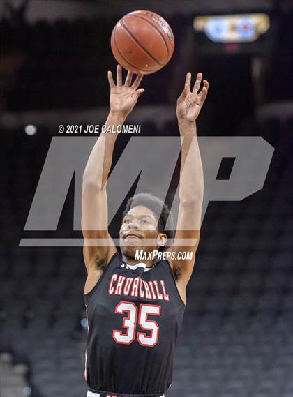 Thumbnail 1 in Churchill vs Warren (Spurs High School Showcase) photogallery.