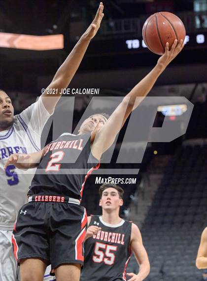 Thumbnail 1 in Churchill vs Warren (Spurs High School Showcase) photogallery.