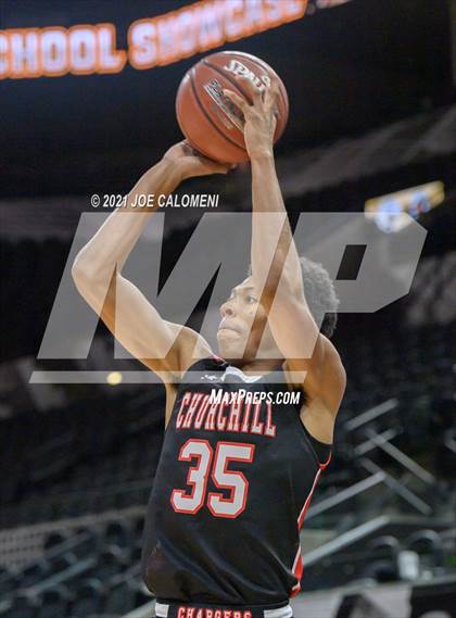 Thumbnail 3 in Churchill vs Warren (Spurs High School Showcase) photogallery.
