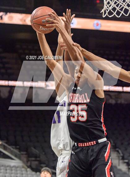 Thumbnail 1 in Churchill vs Warren (Spurs High School Showcase) photogallery.