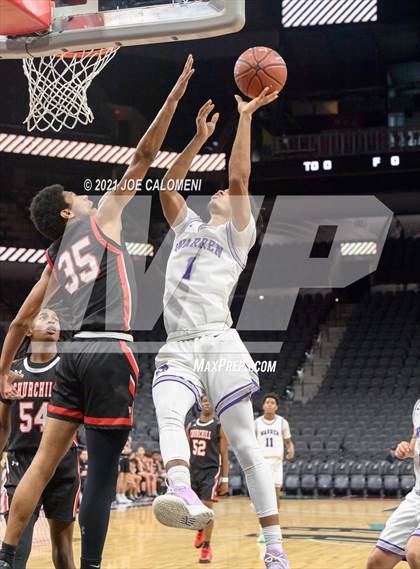 Thumbnail 2 in Churchill vs Warren (Spurs High School Showcase) photogallery.