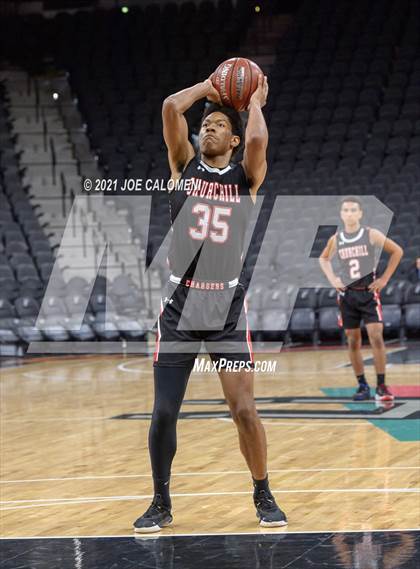 Thumbnail 1 in Churchill vs Warren (Spurs High School Showcase) photogallery.