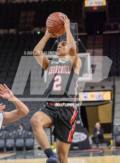 Thumbnail 3 in Churchill vs Warren (Spurs High School Showcase) photogallery.