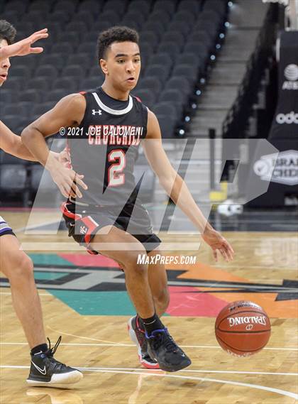 Thumbnail 3 in Churchill vs Warren (Spurs High School Showcase) photogallery.