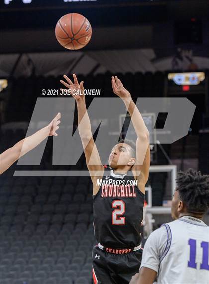 Thumbnail 2 in Churchill vs Warren (Spurs High School Showcase) photogallery.