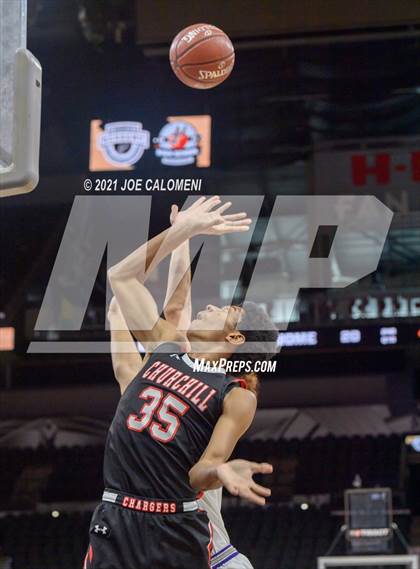 Thumbnail 3 in Churchill vs Warren (Spurs High School Showcase) photogallery.