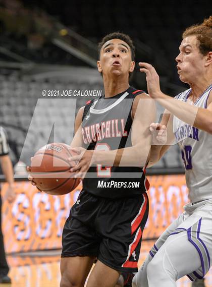 Thumbnail 3 in Churchill vs Warren (Spurs High School Showcase) photogallery.