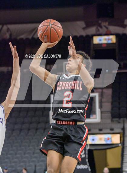 Thumbnail 2 in Churchill vs Warren (Spurs High School Showcase) photogallery.