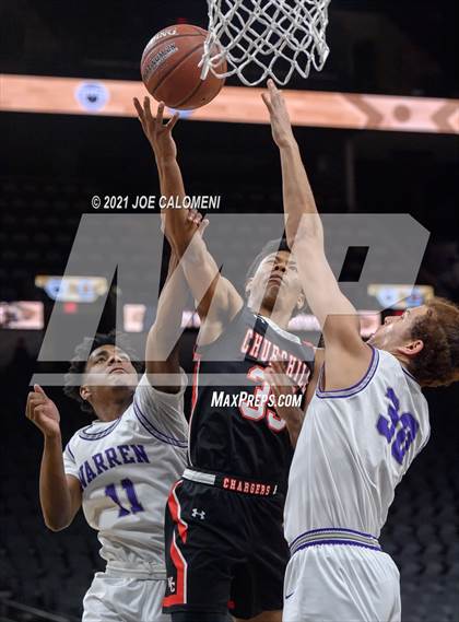 Thumbnail 3 in Churchill vs Warren (Spurs High School Showcase) photogallery.