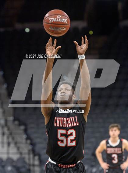Thumbnail 1 in Churchill vs Warren (Spurs High School Showcase) photogallery.
