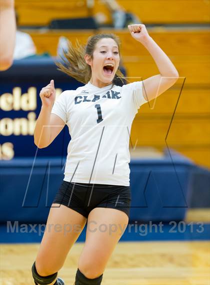 Thumbnail 3 in Brennan vs. Clark (NISD Volleyball Tournament) photogallery.