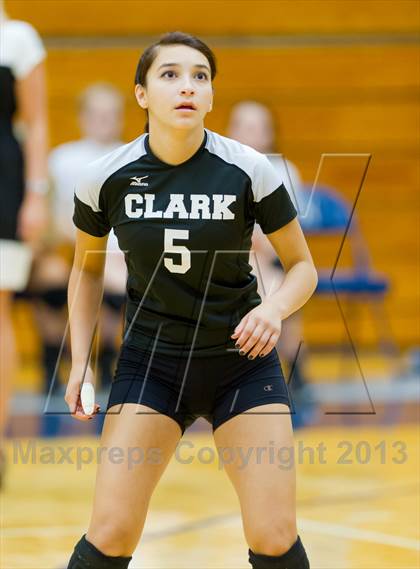 Thumbnail 3 in Brennan vs. Clark (NISD Volleyball Tournament) photogallery.