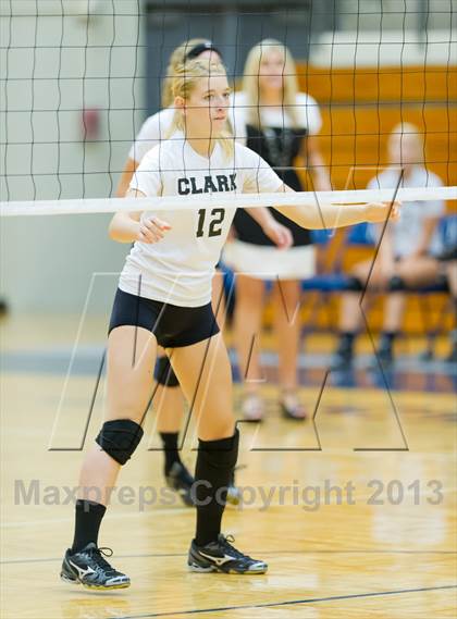 Thumbnail 1 in Brennan vs. Clark (NISD Volleyball Tournament) photogallery.