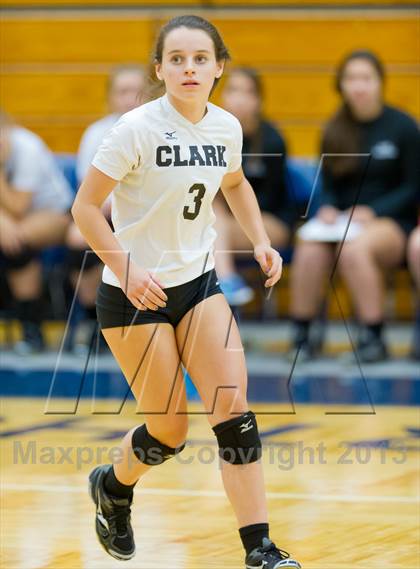 Thumbnail 3 in Brennan vs. Clark (NISD Volleyball Tournament) photogallery.
