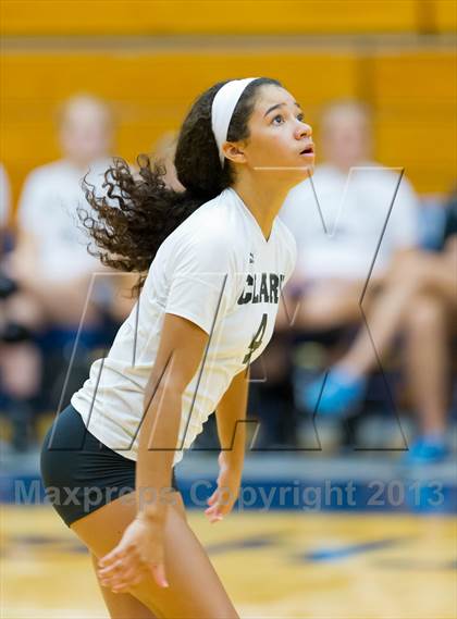 Thumbnail 3 in Brennan vs. Clark (NISD Volleyball Tournament) photogallery.