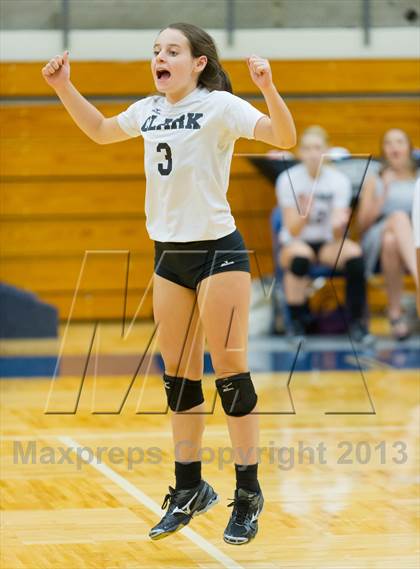 Thumbnail 3 in Brennan vs. Clark (NISD Volleyball Tournament) photogallery.
