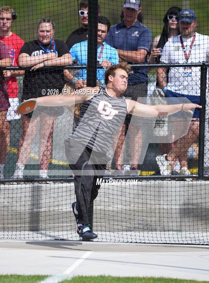 Thumbnail 1 in CHSAA 4A Final (Discus) photogallery.