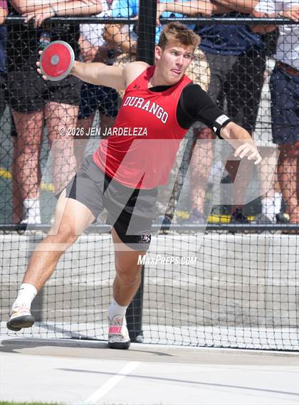 Thumbnail 2 in CHSAA 4A Final (Discus) photogallery.