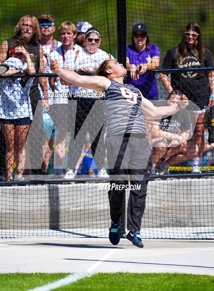 Thumbnail 1 in CHSAA 4A Final (Discus) photogallery.