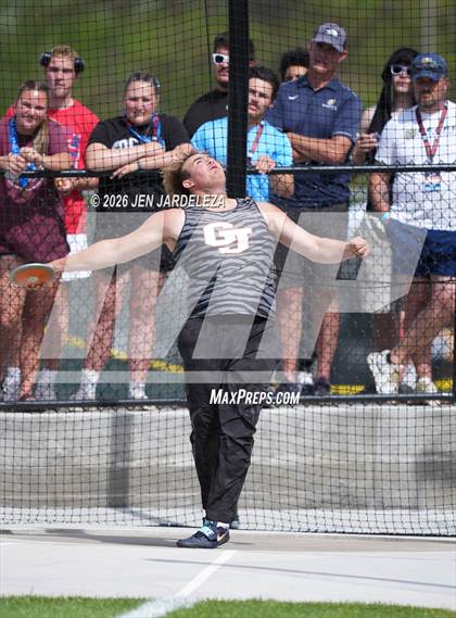 Thumbnail 3 in CHSAA 4A Final (Discus) photogallery.