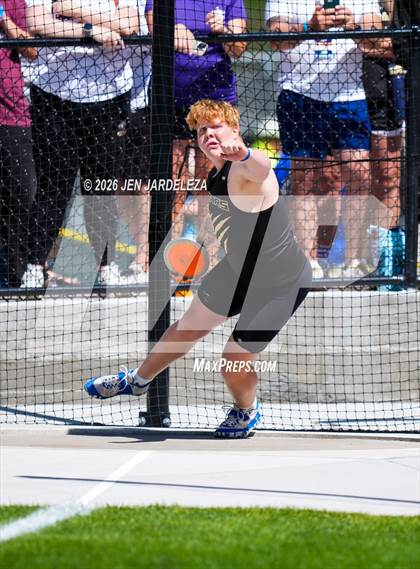 Thumbnail 3 in CHSAA 4A Final (Discus) photogallery.