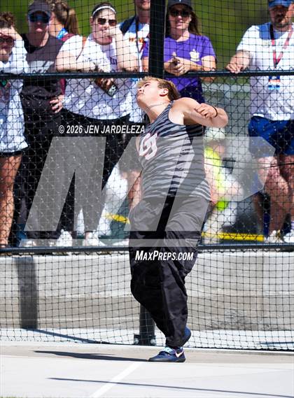 Thumbnail 1 in CHSAA 4A Final (Discus) photogallery.
