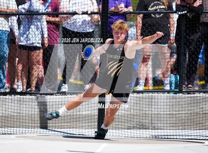 Thumbnail 1 in CHSAA 4A Final (Discus) photogallery.