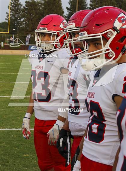 Thumbnail 2 in Sanger vs. Clovis East photogallery.