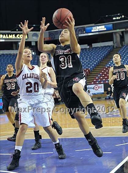 Thumbnail 2 in Calaveras vs. West Campus (CIF SJS D4 Final) photogallery.