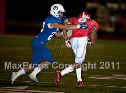 Thumbnail 1 in Bingham vs. Orange Lutheran (Mission Viejo Football Classic) photogallery.