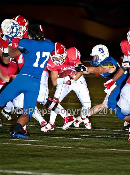 Thumbnail 2 in Bingham vs. Orange Lutheran (Mission Viejo Football Classic) photogallery.