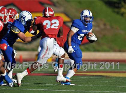 Thumbnail 2 in Bingham vs. Orange Lutheran (Mission Viejo Football Classic) photogallery.