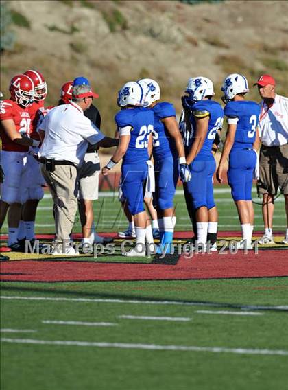 Thumbnail 1 in Bingham vs. Orange Lutheran (Mission Viejo Football Classic) photogallery.