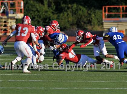 Thumbnail 3 in Bingham vs. Orange Lutheran (Mission Viejo Football Classic) photogallery.