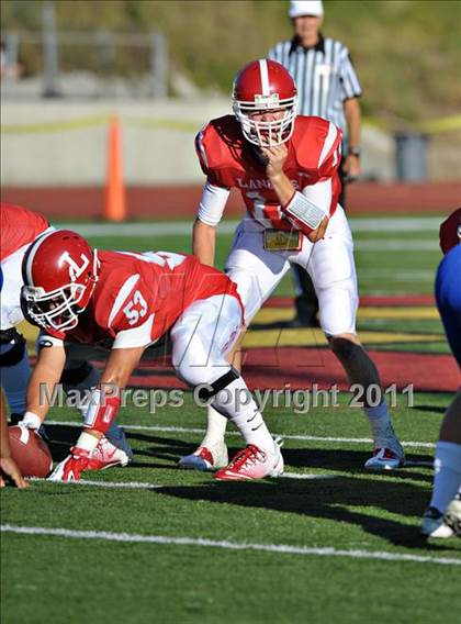Thumbnail 2 in Bingham vs. Orange Lutheran (Mission Viejo Football Classic) photogallery.