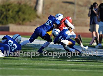 Thumbnail 1 in Bingham vs. Orange Lutheran (Mission Viejo Football Classic) photogallery.
