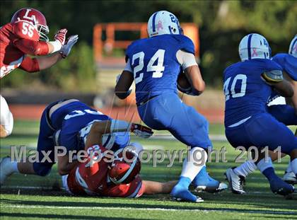 Thumbnail 3 in Bingham vs. Orange Lutheran (Mission Viejo Football Classic) photogallery.