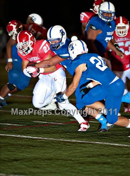 Thumbnail 3 in Bingham vs. Orange Lutheran (Mission Viejo Football Classic) photogallery.