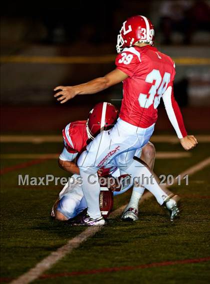 Thumbnail 2 in Bingham vs. Orange Lutheran (Mission Viejo Football Classic) photogallery.