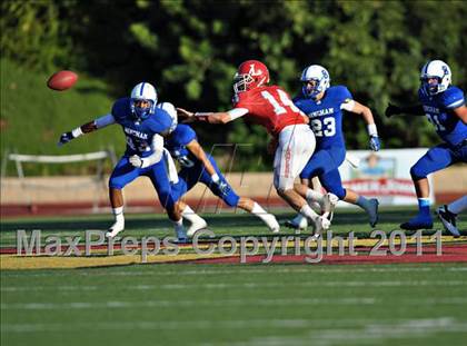 Thumbnail 1 in Bingham vs. Orange Lutheran (Mission Viejo Football Classic) photogallery.