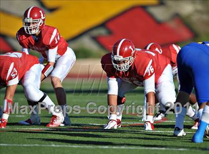 Thumbnail 1 in Bingham vs. Orange Lutheran (Mission Viejo Football Classic) photogallery.